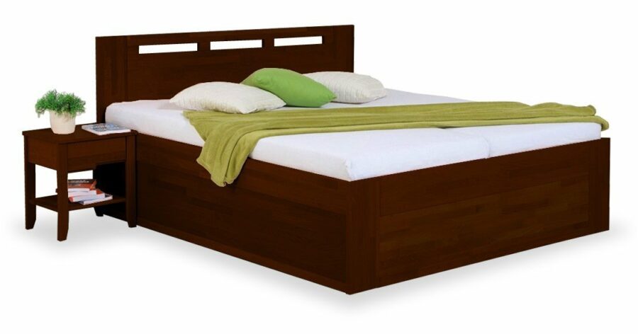 Zvýšená postel VALENCIA senior s úložným prostorem 160x200