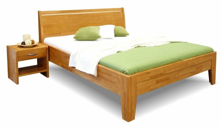 Zvýšená postel z masivu CATARINA 2