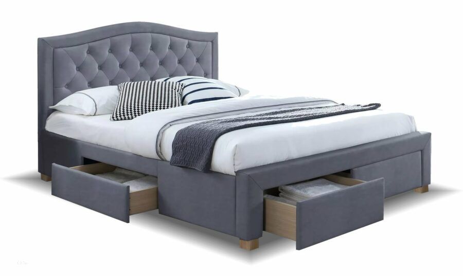 Čalouněná postel CS11012 s úložným prostorem