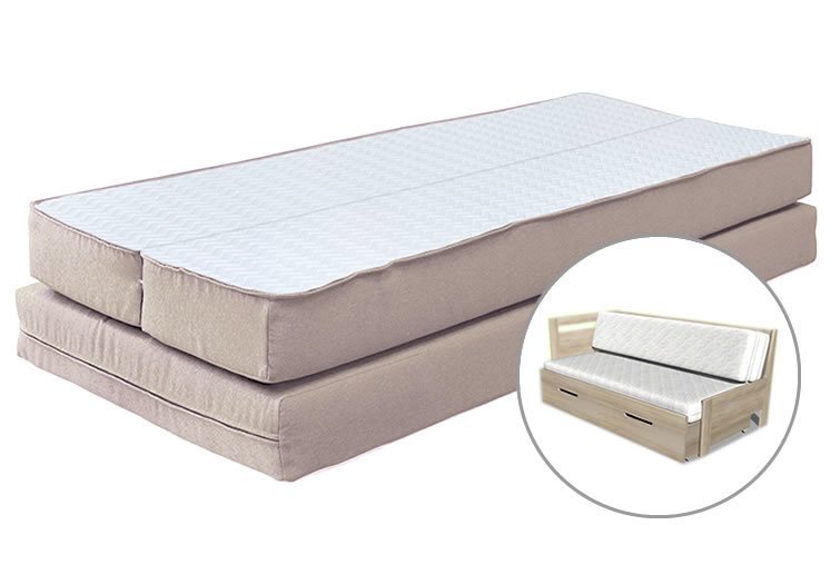 Sada čalouněných matrací REMIRA k rozkládací posteli 80x200