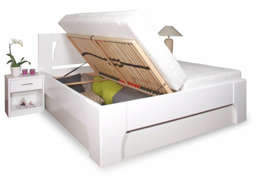 Manželská postel s úložným prostorem OLYMPIA 1