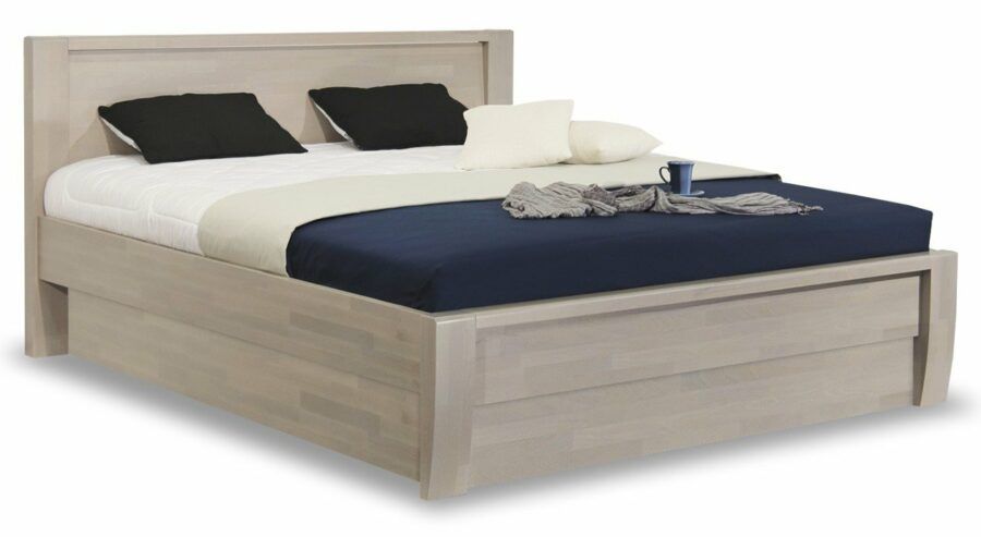 Masivní postel s úložným prostorem ERIKA senior