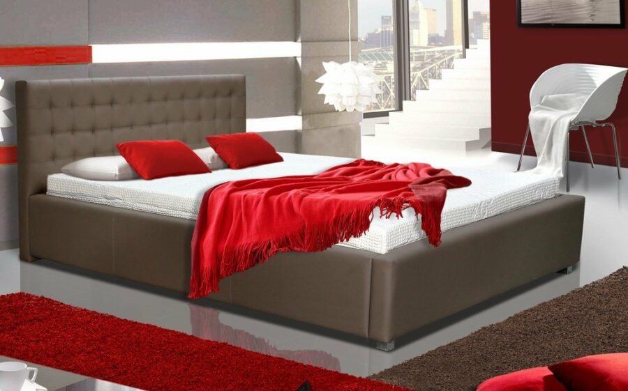 Čalouněná postel s úložným prostorem CS35011